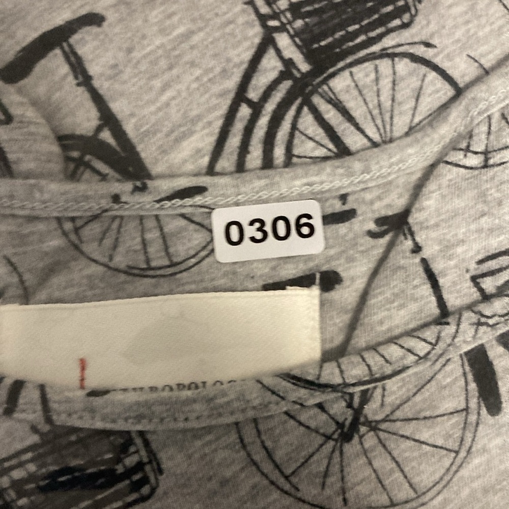 Anthropologie Weekend Bicycle Print Tee Women’s  Short Sleeves Size S - Picture 14 of 14